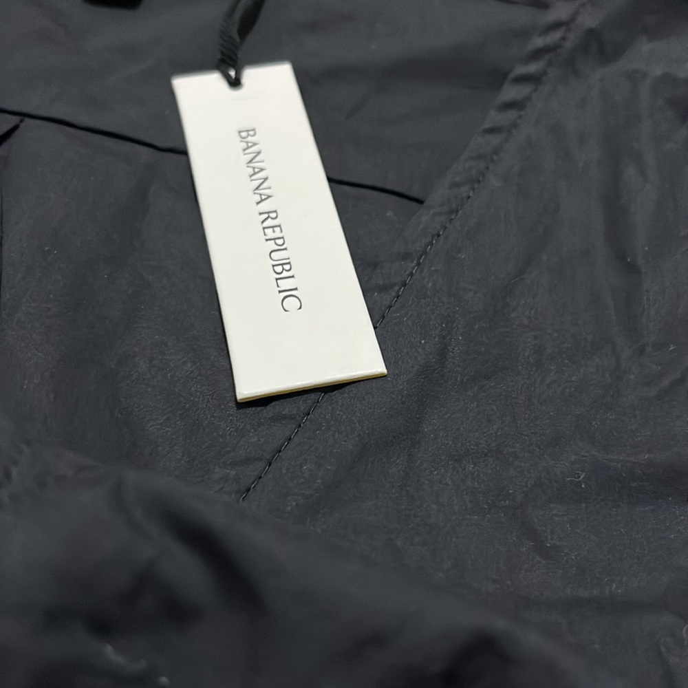 BANANA REPUBLIC COTTON POPLIN CINCH-WAIST TOP - Picture 6 of 6